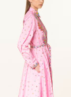 KENZO Hemdblusenkleid, Farbe: ROSA/ GELB/ TÜRKIS (Bild 1)