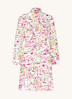KENZO Hemdblusenkleid, Farbe: WEISS/ DUNKELROT/ HELLLILA (Bild 1)