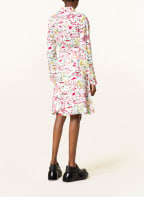KENZO Hemdblusenkleid, Farbe: WEISS/ DUNKELROT/ HELLLILA (Bild 1)