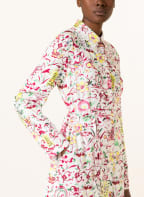 KENZO Hemdblusenkleid, Farbe: WEISS/ DUNKELROT/ HELLLILA (Bild 1)