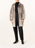 manzoni 24 Lammfell-Mantel zum Wenden, Farbe: TAUPE (Bild 1)