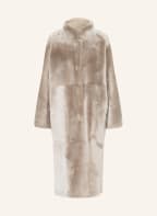 manzoni 24 Lammfell-Mantel zum Wenden , Farbe: BEIGE (Bild 1)