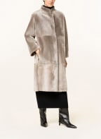 manzoni 24 Lammfell-Mantel zum Wenden , Farbe: BEIGE (Bild 1)