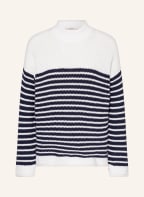 ESPRIT Pullover, Farbe: WEISS/ DUNKELBLAU (Bild 1)