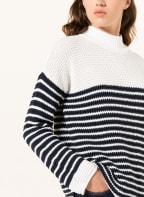 ESPRIT Pullover, Farbe: WEISS/ DUNKELBLAU (Bild 1)