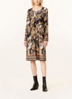 Ana Alcazar Jersey dress, Color: BLACK/ DARK YELLOW/ ROSE (Image 1)