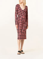 Ana Alcazar Jerseykleid in Wickeloptik, Farbe: ROSA/ ALTROSA/ SCHWARZ (Bild 1)