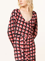 Ana Alcazar Jerseykleid in Wickeloptik, Farbe: ROSA/ ALTROSA/ SCHWARZ (Bild 1)
