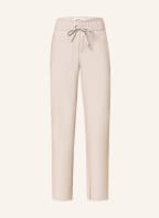 RAFFAELLO ROSSI Hose SANELA im Jogging-Stil in Lederoptik, Farbe: CREME (Bild 1)