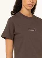 DAILY PAPER T-shirt ESTAN, Color: DARK BROWN (Image 1)