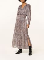 DANTE6 Dress ELISABEL with glitter thread , Color: BEIGE/ BLACK/ LIGHT PURPLE (Image 1)