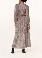 DANTE6 Dress ELISABEL with glitter thread , Color: BEIGE/ BLACK/ LIGHT PURPLE (Image 1)
