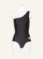 GUCCI One-shoulder swimsuit, Color: BLACK (Image 1)