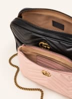 GUCCI Umhängetasche GG MARMONT 2.0 mit Pouch, Farbe: 8317 NERO/PERF.PNK/M.WHIT (Bild 1)