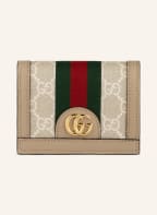 GUCCI Wallet OPHIDIA GG SUPREME, Color: BEIGE/ GREEN/ RED (Image 1)