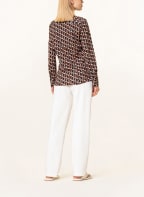 DESOTO Hemdbluse PIA , Farbe: SCHWARZ/ DUNKELORANGE/ BRAUN (Bild 1)