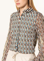 DESOTO Hemdbluse PIA, Farbe: PETROL/ BEIGE/ BRAUN (Bild 1)
