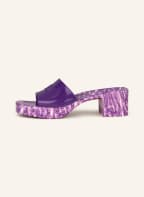 GUCCI Platform Mules, Color: 5235 SHINE PURPLE (Image 1)