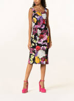 DOLCE & GABBANA Cocktailkleid, Farbe: SCHWARZ/ GELB/ ROT (Bild 1)