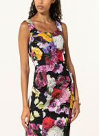 DOLCE & GABBANA Cocktailkleid, Farbe: SCHWARZ/ GELB/ ROT (Bild 1)