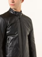 JOOP! JEANS Lederjacke, Farbe: SCHWARZ (Bild 1)
