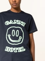 GANNI T-shirt, Color: DARK BLUE (Image 1)