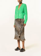 GANNI Strickjacke mit Alpaka , Farbe: HELLGRÜN (Bild 1)