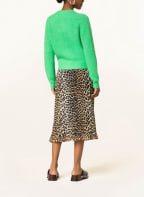 GANNI Strickjacke mit Alpaka , Farbe: HELLGRÜN (Bild 1)