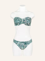 SEAFOLLY Bandeau bikini top WILD AT HEART , Color: GREEN/ MINT/ NUDE (Image 1)