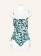 SEAFOLLY Swimsuit WILD AT HEART , Color: GREEN/ LIGHT ORANGE (Image 1)