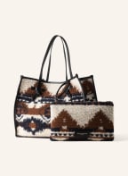MARCELLA Club Shopper MARCELLA, Color: BLACK/ BROWN/ CREAM (Image 1)