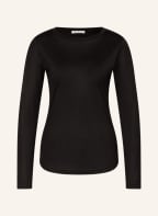 Stefan Brandt Long sleeve shirt in silk , Color: BLACK (Image 1)