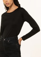 Stefan Brandt Long sleeve shirt in silk , Color: BLACK (Image 1)