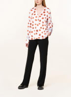 MARC CAIN Shirt blouse, Color: WHITE/ RED/ LIGHT BLUE (Image 1)