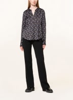 MARC CAIN Shirt blouse , Color: BLACK/ BLUE/ ORANGE (Image 1)
