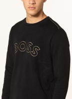 BOSS Sweatshirt SALBO mit Stickereien , Farbe: SCHWARZ (Bild 1)