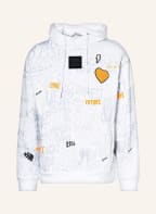 BOSS Hoodie SOODY LOTUS, Farbe: WEISS/ HELLGRAU/ ORANGE (Bild 1)
