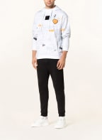 BOSS Hoodie SOODY LOTUS, Farbe: WEISS/ HELLGRAU/ ORANGE (Bild 1)