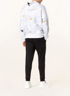 BOSS Hoodie SOODY LOTUS, Farbe: WEISS/ HELLGRAU/ ORANGE (Bild 1)
