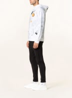 BOSS Hoodie SOODY LOTUS, Farbe: WEISS/ HELLGRAU/ ORANGE (Bild 1)