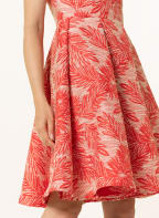 SWING Kleid mit Glitzergarn, Farbe: ECRU/ ROT/ GOLD (Bild 1)
