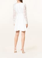 SWING Cocktailkleid aus Satin mit Spitze, Farbe: WEISS (Bild 1)