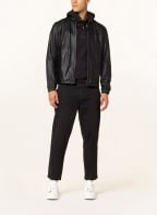 BOSS Leather jacket JASIS, Color: BLACK (Image 1)