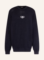 BALENCIAGA Oversized-Pullover, Farbe: DUNKELBLAU (Bild 1)