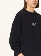 BALENCIAGA Oversized-Pullover, Farbe: DUNKELBLAU (Bild 1)