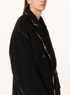 BALENCIAGA Oversized-Wollmantel, Farbe: SCHWARZ (Bild 1)