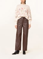 ICHI Pullover IRMORRIS mit Stickereien und Schmuckperlen , Farbe: CREME (Bild 1)