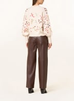 ICHI Pullover IRMORRIS mit Stickereien und Schmuckperlen , Farbe: CREME (Bild 1)