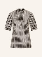 MORE & MORE Blusenshirt, Farbe: SCHWARZ/ WEISS/ BEIGE (Bild 1)