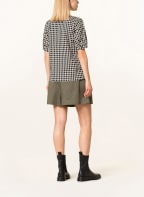 MORE & MORE Blusenshirt, Farbe: SCHWARZ/ WEISS/ BEIGE (Bild 1)